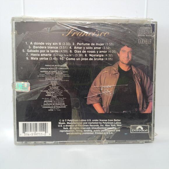 Bandera Blanca Audio CD By Francisco New In Wrap Latino Music Polygram Records - Picture 2 of 2